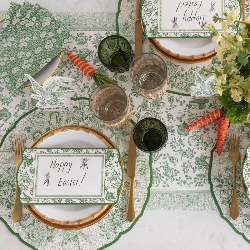 Hester & Cook Die Cut Green Pheasants Placemat