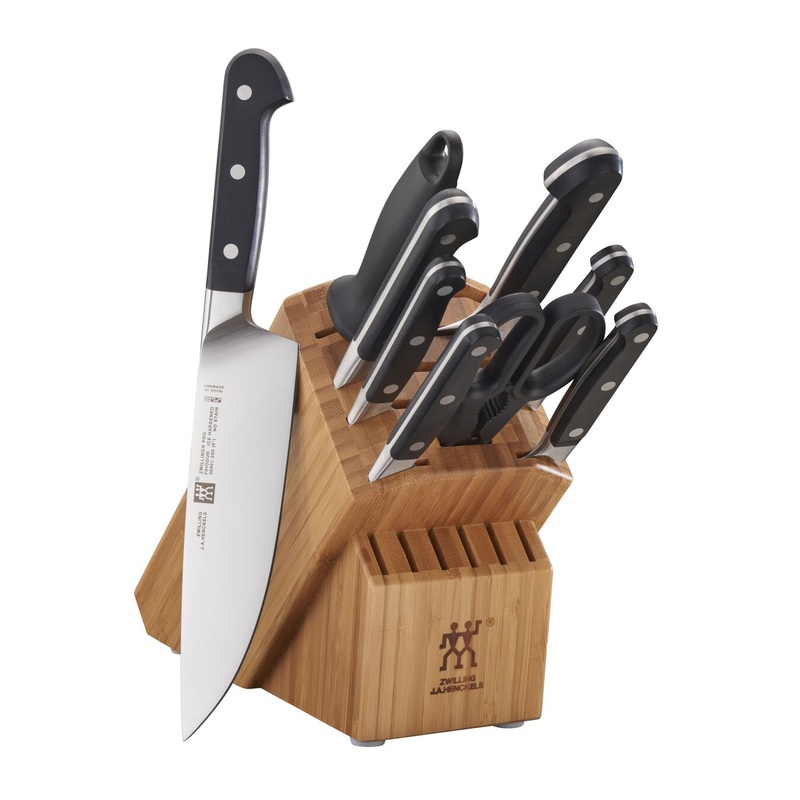 Zwilling Pro Stainless Steel 10-Piece Knife Block Set