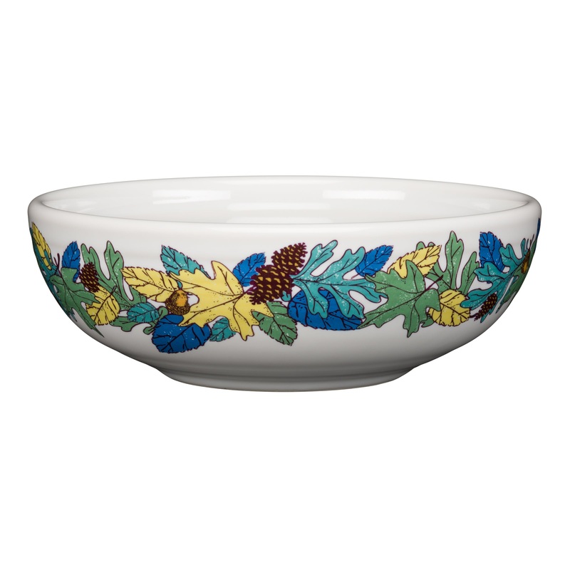 Blue Fall Fantasy Bistro Coupe 7 5/8 Inch Medium Bowl 38 OZ