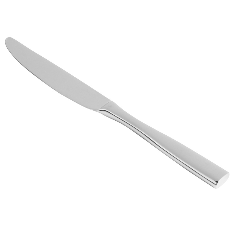 Fortessa 1.5.102.00.015 Lucca 8 7/16″ 18/10 Stainless Steel Extra Heavy Weight Dessert Knife – 12/Pack