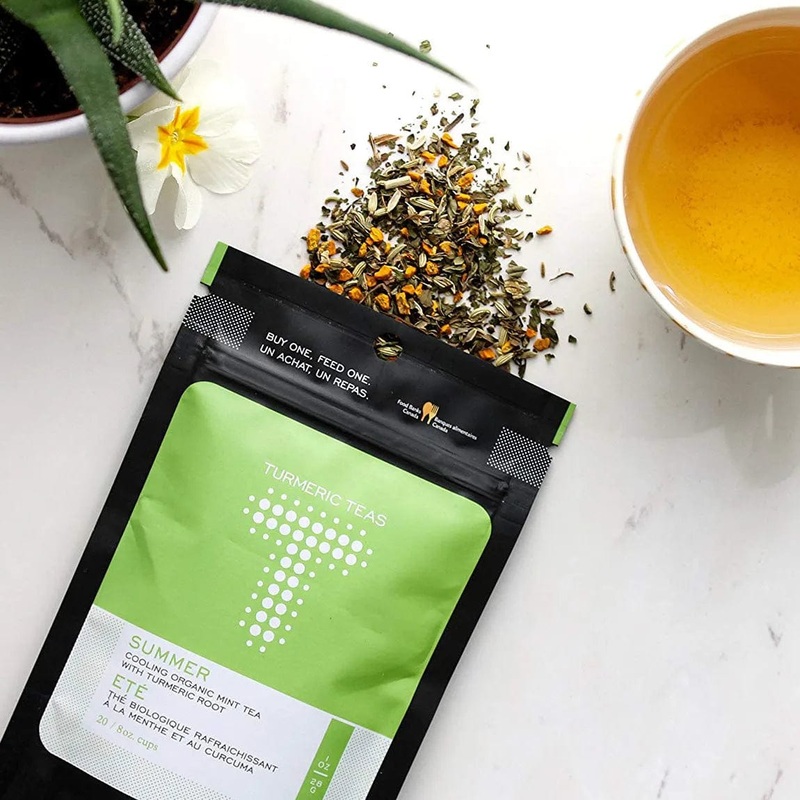 Turmeric Teas Summer Mint Loose Leaf Tea (Case of 168g)