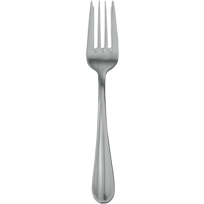 Walco 9406FS Lancer 7″ 18/10 Fieldstone Finish Stainless Steel Extra Heavy Weight Salad Fork – 12/Pack