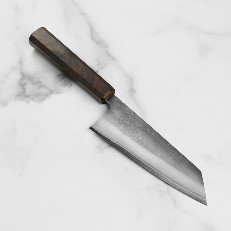 Yoshikane Shirogami #2 Nashiji Stainless Clad 6.5″ Bunka