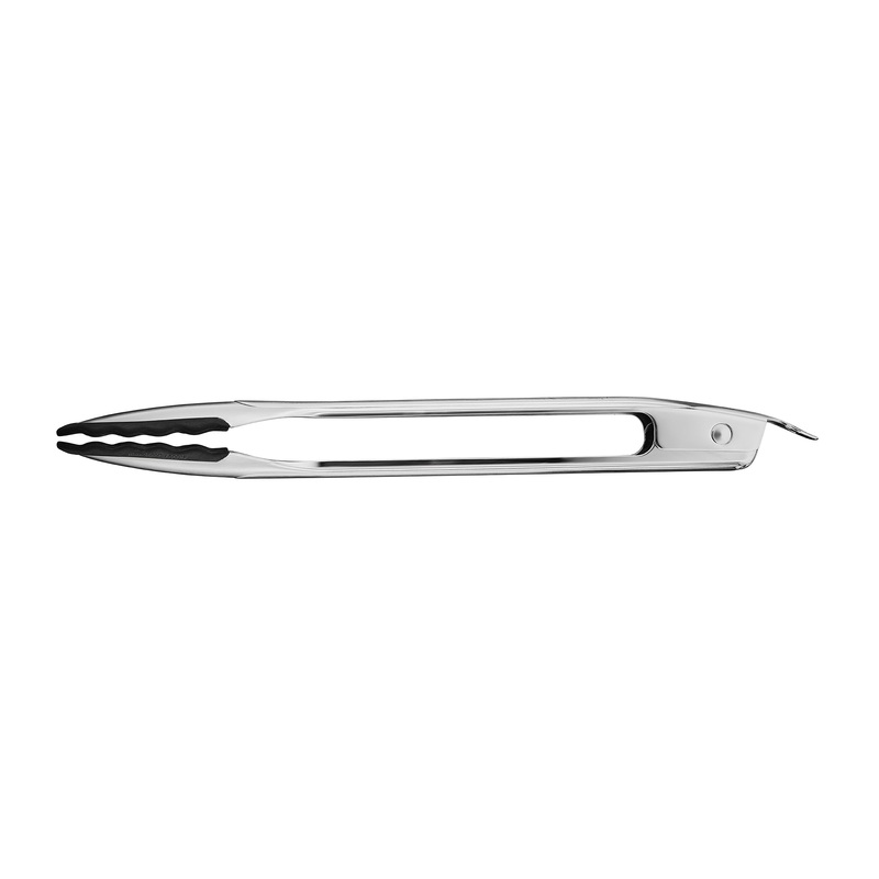 9″ Locking Tongs w/ Silicone Tips