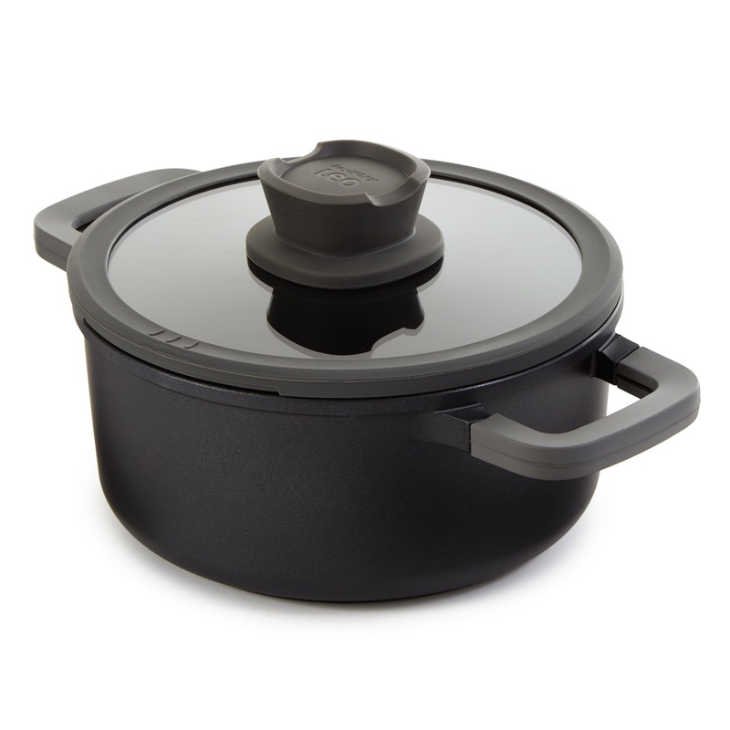 BergHOFF Leo Stone+ Nonstick Ceramic 8″ Stockpot 3qt., Recycled