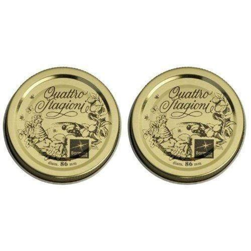 Bormioli Rocco Quattro Stagioni Large Lids 2 Pack
