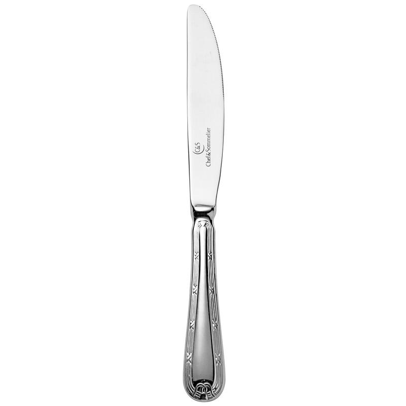Chef & Sommelier T4808 Orzon 8 1/2″ 18/10 Extra Heavy Weight Stainless Steel Dessert Knife by Arc Cardinal – 12/Pack