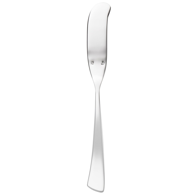 Chef & Sommelier T5227 Ezzo 6 5/8″ 18/10 Stainless Steel Extra Heavy Weight Butter Spreader by Arc Cardinal – 12/Pack