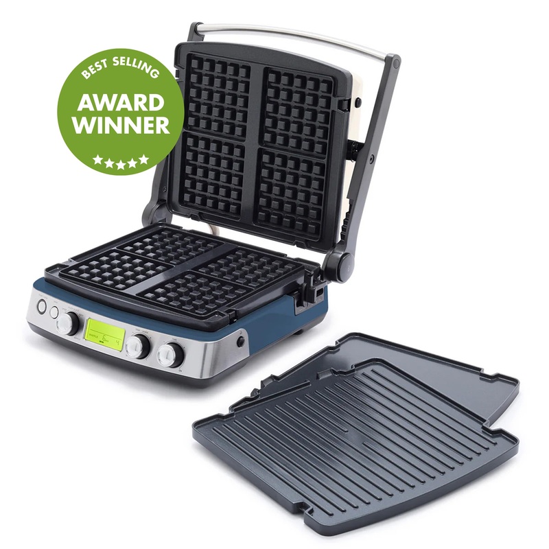 Elite Multi Grill, Griddle & Waffle Maker | Oxford Blue