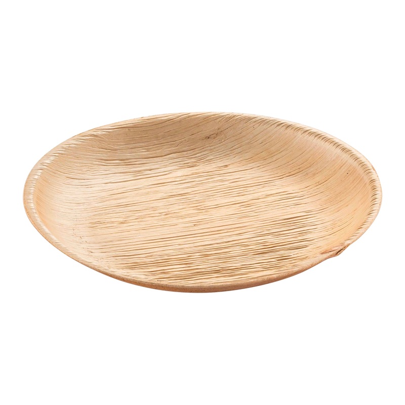 Round Palm Leaf Eco Friendly Disposable Salad Plates (8″)