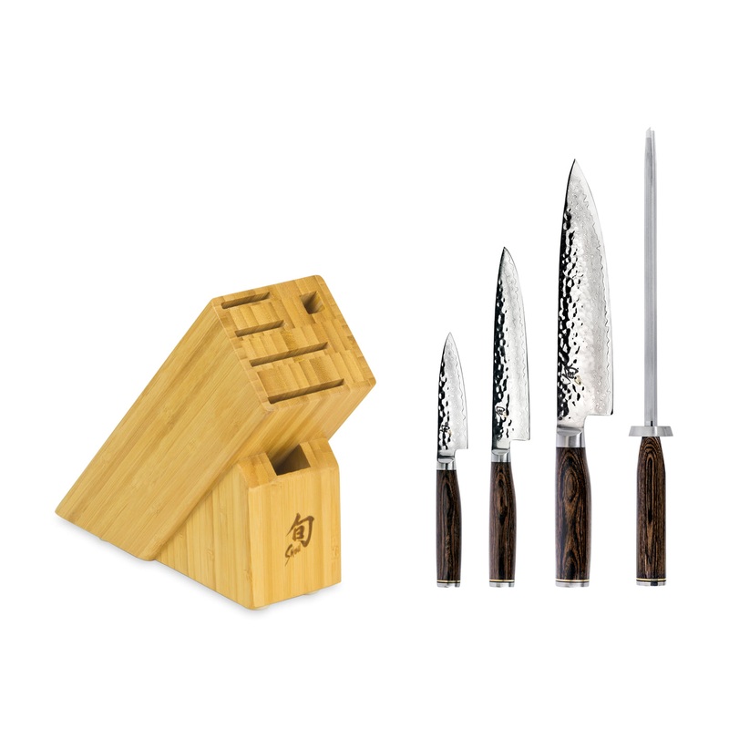 Shun Premier – 5 Pc. Starter Knife Block Set