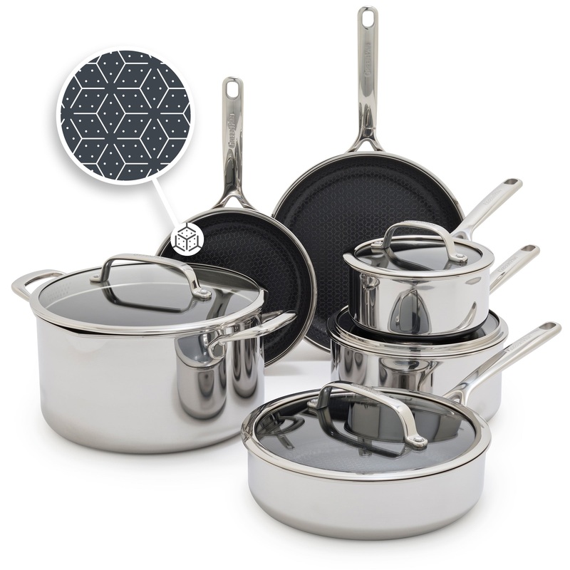 Spectra Thermobond Hybrid Ceramic Nonstick 10-Piece Cookware Set