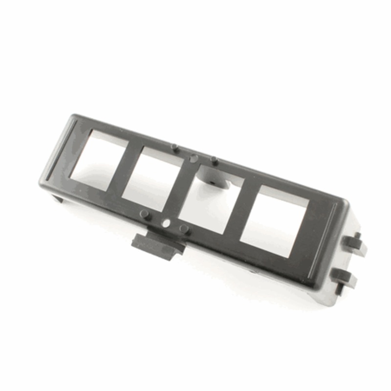 Support Panel for Switches and Lights, Black Plastic