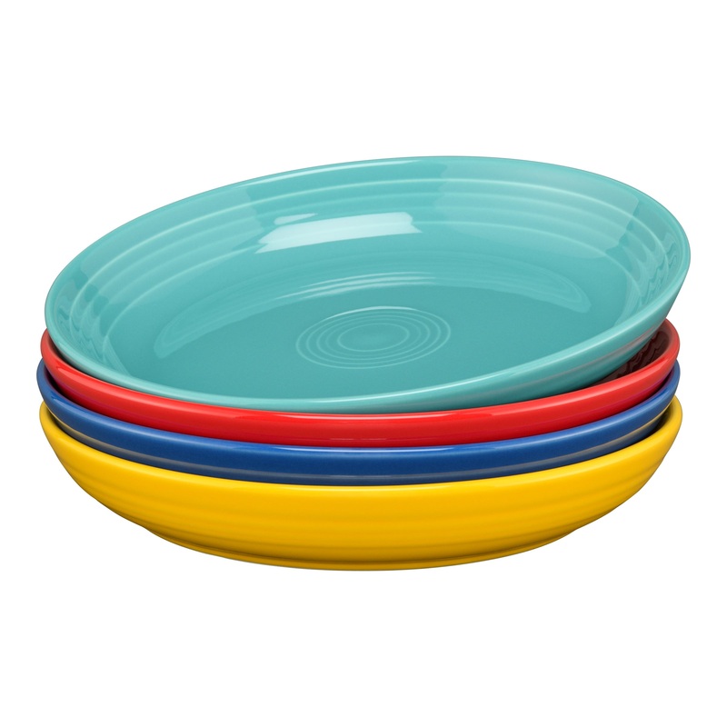 Vibrant Coupe 8 1/2 Inch Luncheon Bowl 26 OZ, Set of 4