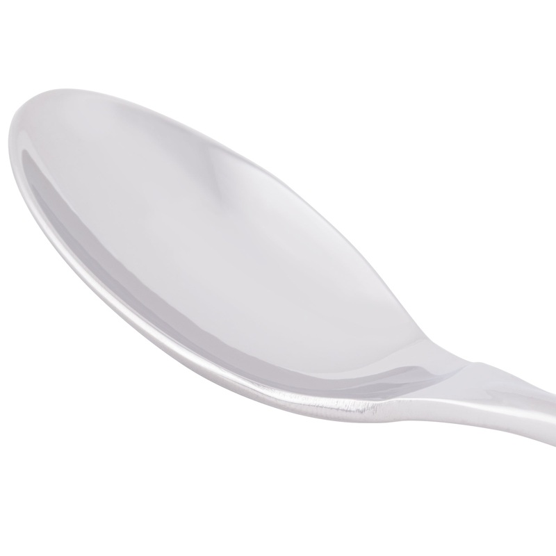 World Tableware 937 001 Slenda 6 1/2″ 18/8 Stainless Steel Extra Heavy Weight Teaspoon – 12/Pack