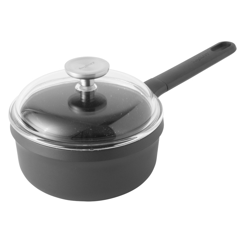 BergHOFF GEM Cast Aluminum 7″ Non-stick Covered Sauce Pan 1.9Qt.