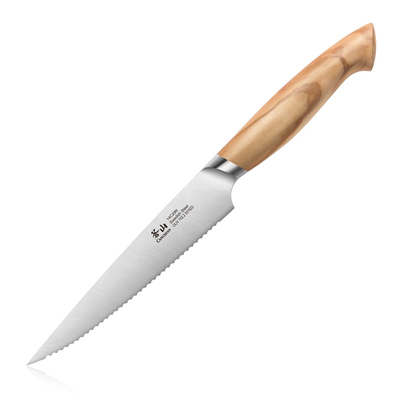 Cangshan Oliv 5″ Serrated Utility Knife
