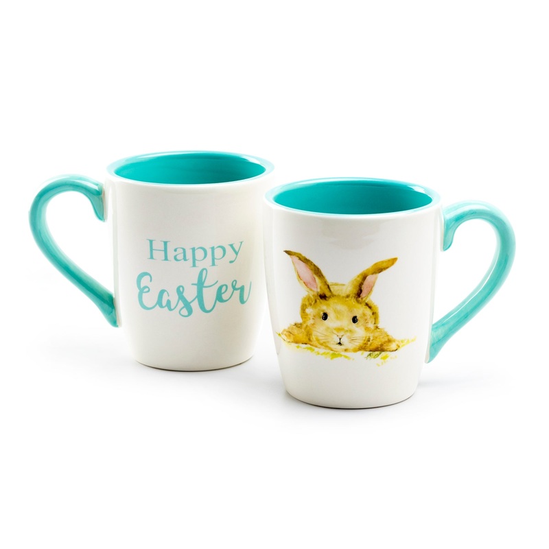 Happy Easter Blue Bunny Mug
