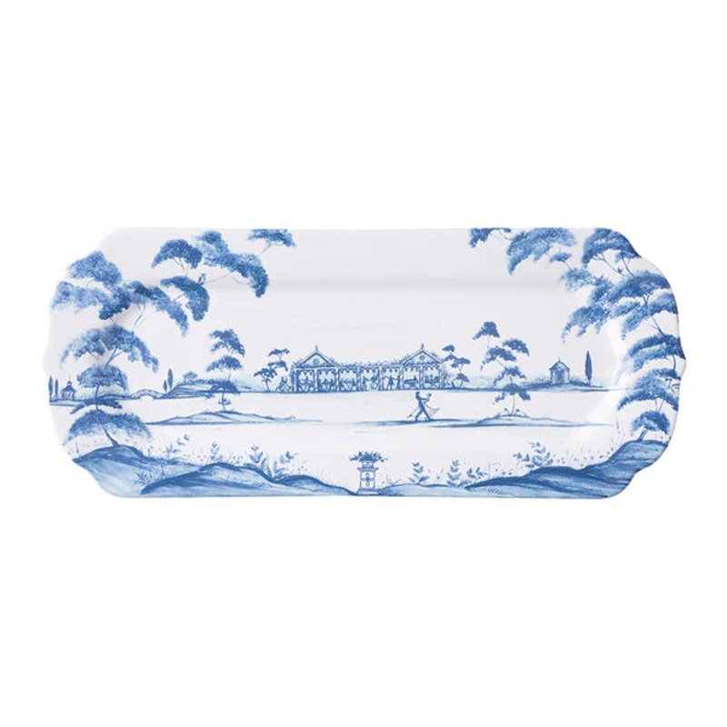 Juliska Country Estate 15″ Hostess Tray – Delft Blue
