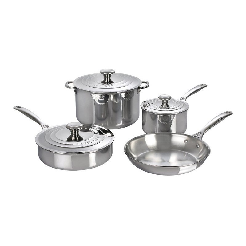 Le Creuset – 7-Piece Stainless Steel Set