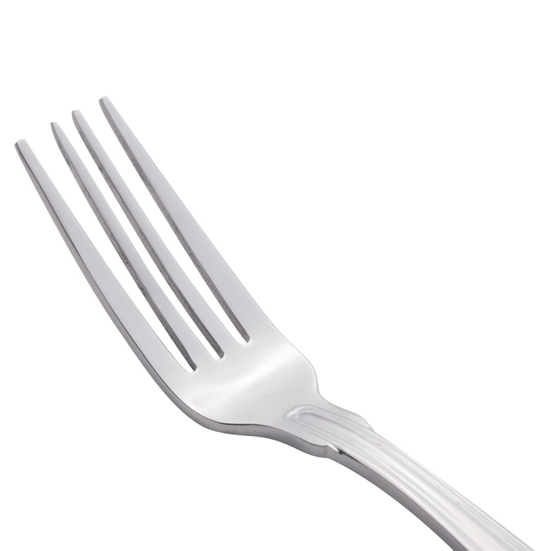 World Tableware 244 030 Kings 7″ 18/0 Stainless Steel Heavy Weight Utility / Dessert Fork – 12/Pack