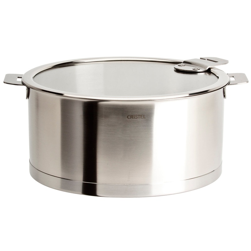 Cristel Strate Removable Handle – 7 Qt. Stew Pan w/Lid