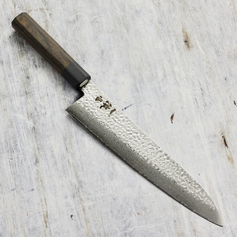 Ittetsu VG10 Hammered Damascus 9.4″ Gyuto