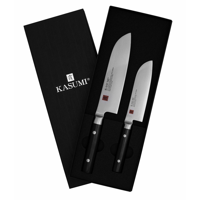 Kasumi – 2 Pc. Santoku Knife Set