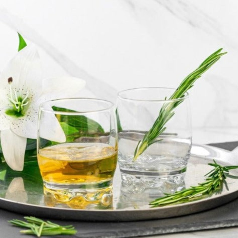 Lav Adora Whiskey Glasses Set of 6, 9.7 oz – 290 cc