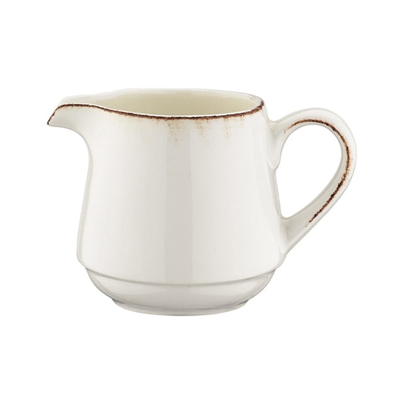 Retro dia.2.25″ h:3″ 6 oz. Round Decorated Porcelain Creamer