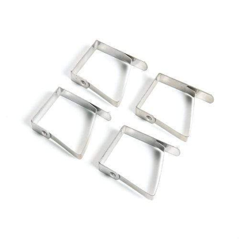 Set of 4 Metal Tablecloth Clips
