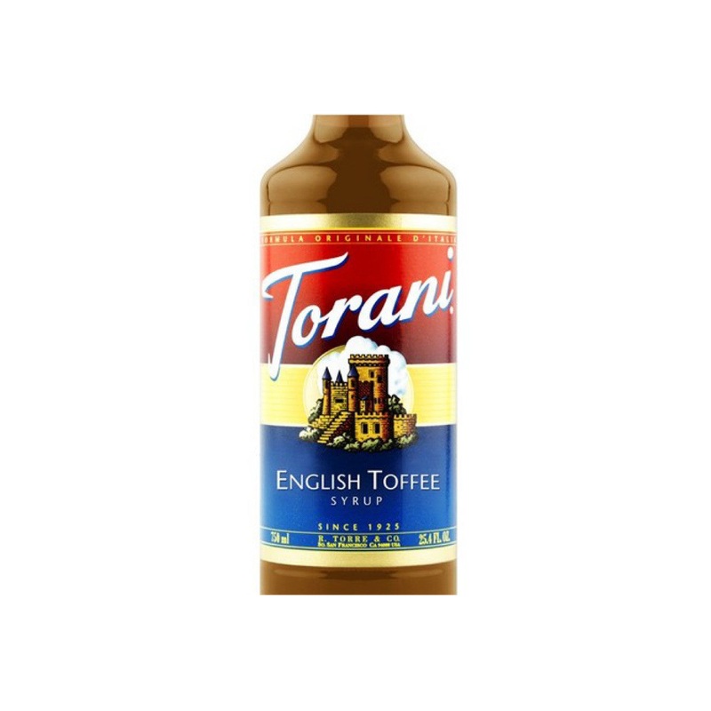 Torani English Toffee Syrup (750ml)