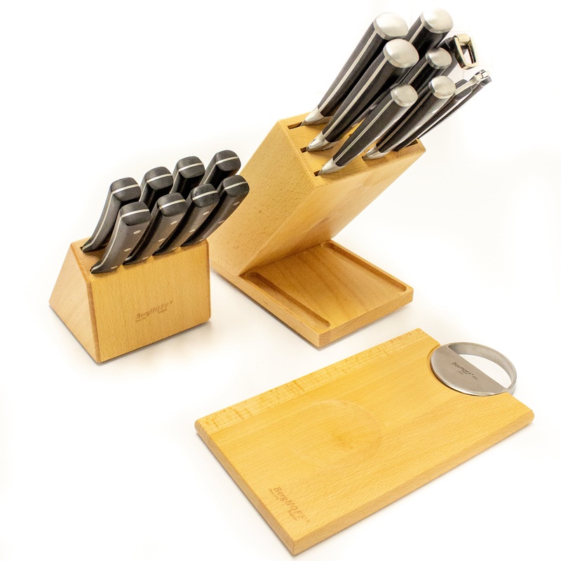 BergHOFF 20pc Stainless Steel Smart Knife Block Set
