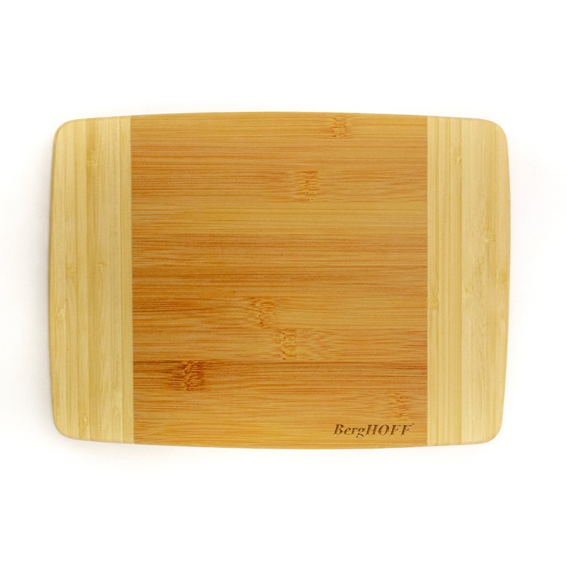 BergHOFF Bamboo 10.6″ x 7.7″Rectangle Cutting Board, Two-toned