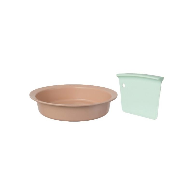 BergHOFF Leo 2Pc Round Cake Pan with Slicer Set