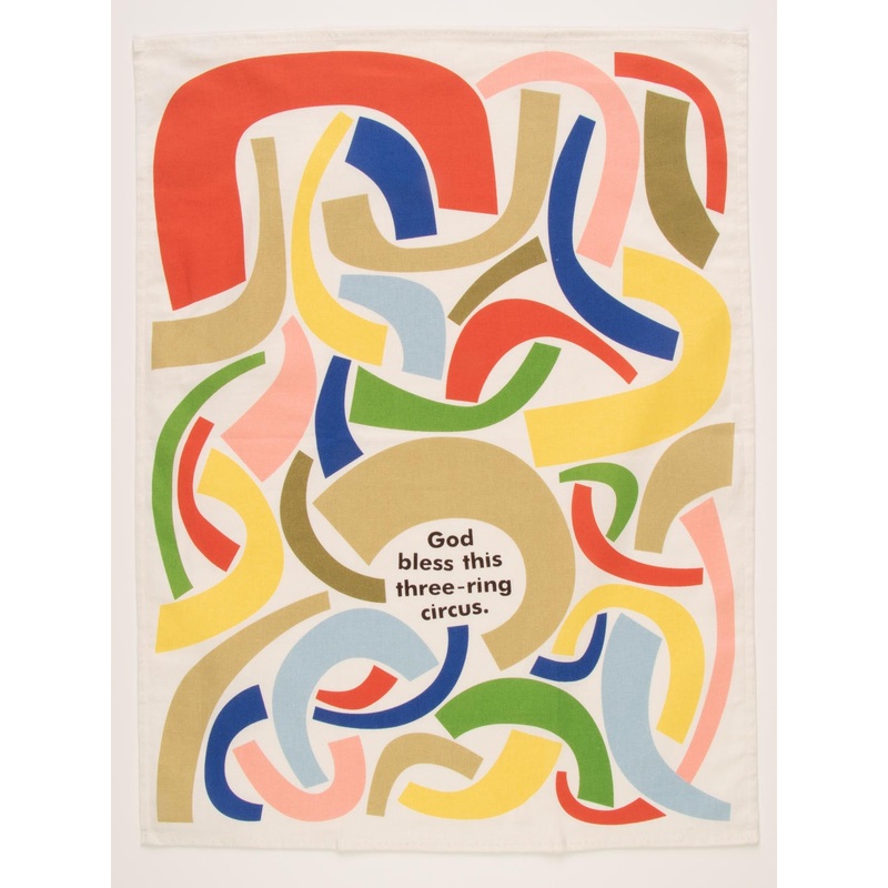 Blue Q Printed Towel – Three Ring Circus