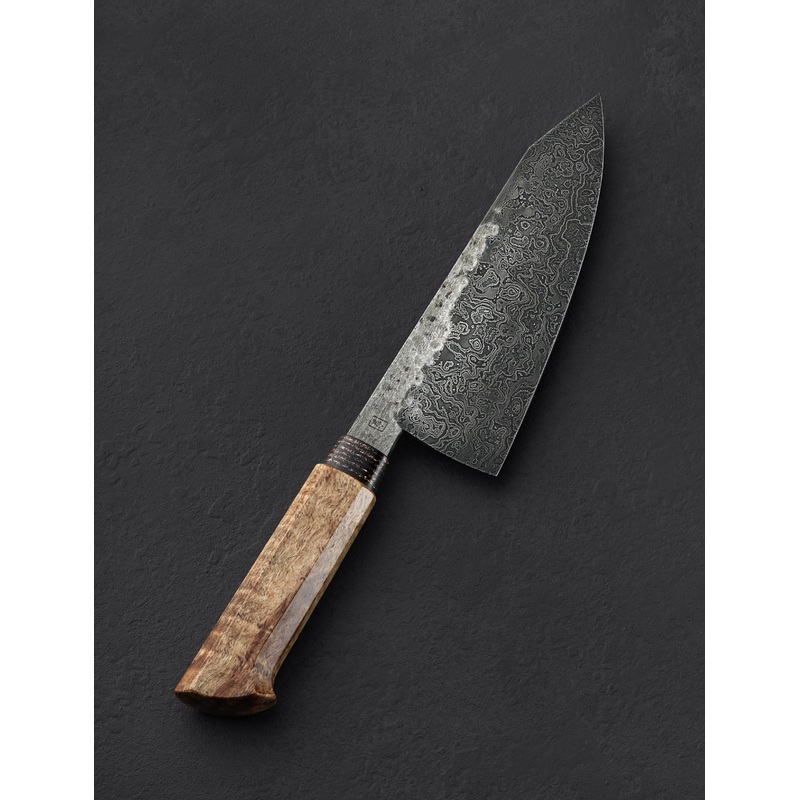 Denim Damascus Chef 190mm