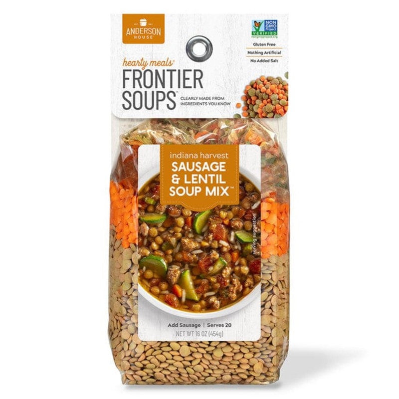 Frontier Soups Indiana Harvest Sausage Lentil Soup Mix 16 oz