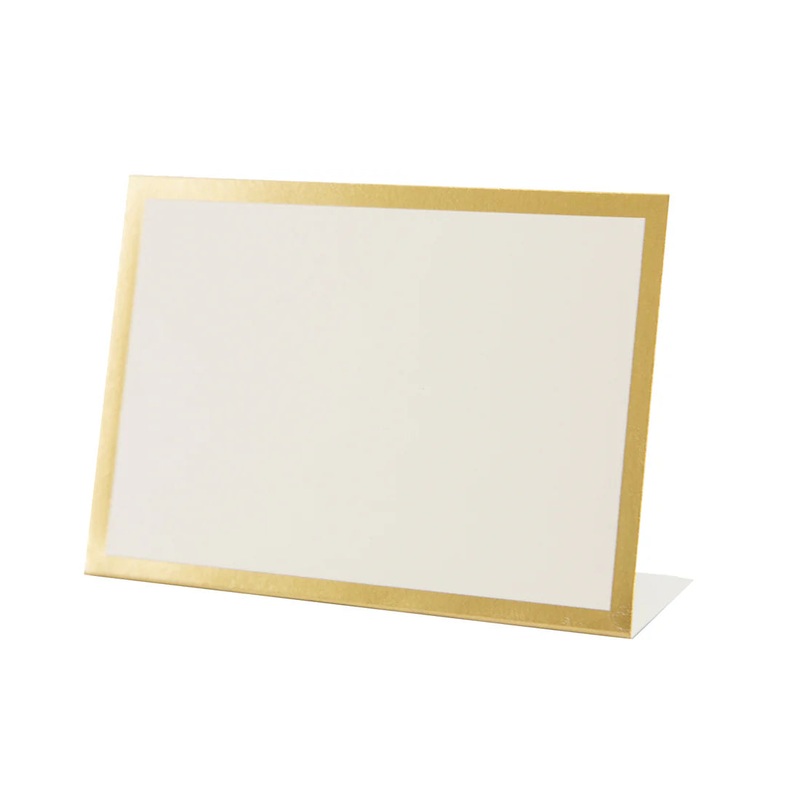 Hester & Cook Gold Foil Frame Place Cards