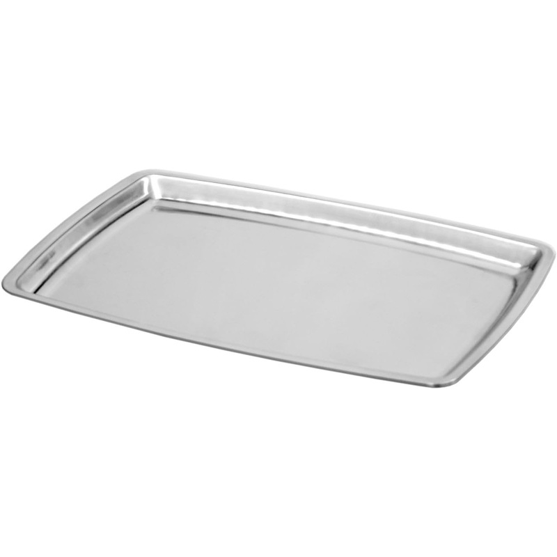 11″ x 7-1/5″ Rectangular Stainless Steel Sizzling Platter – Sizzler Platter Serving Platter Large Sizzling Platter Serving Tray Perfect for Meats Steak Fish And Vegetables
