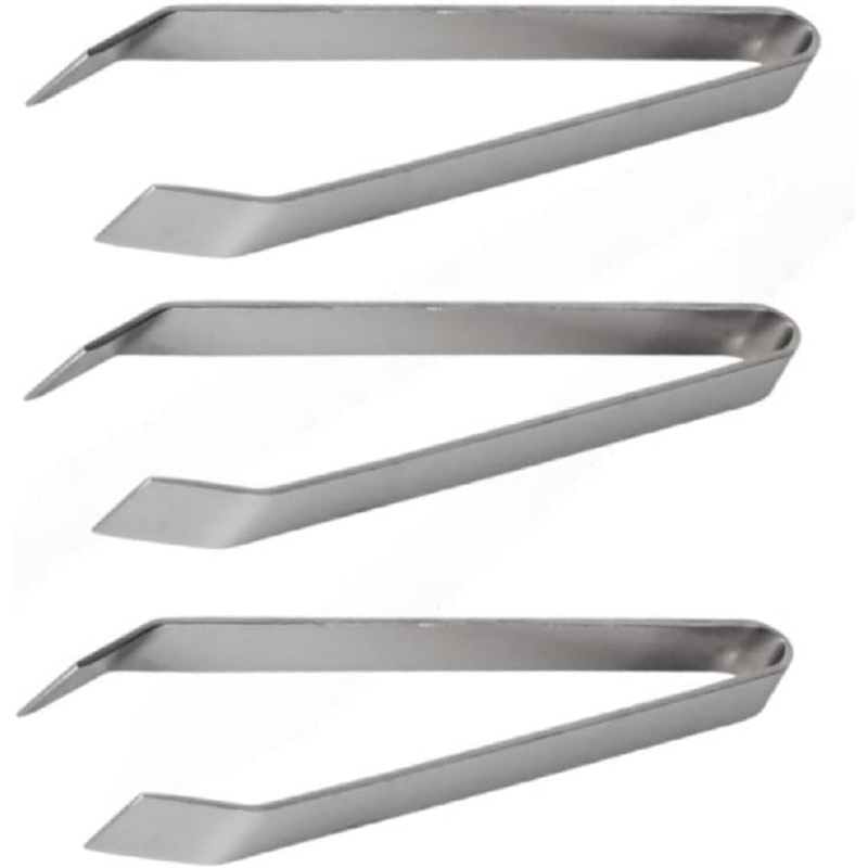 4-3/4″ Stainless Steel Multifunctional Tong Set of 3 – Dishwasher safe Multi-function Precision Food Tweezers Cooking Tongs Kitchen Serving Tong for Home Kitchen Restaurants