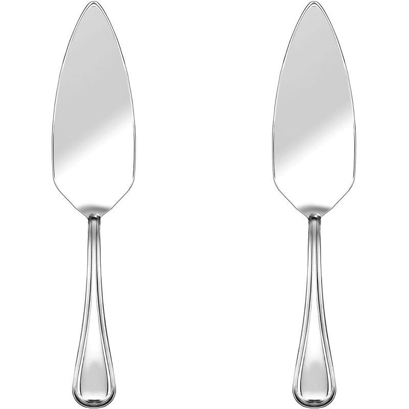 8 1/2 Luxor Pastry Server Stainless Steel Set of 2- Cake Cutter Pie Cutter Serving Utensils Stainless Steel Flatware Cutlery Kitchen Tableware Set for Home and Restaurant
