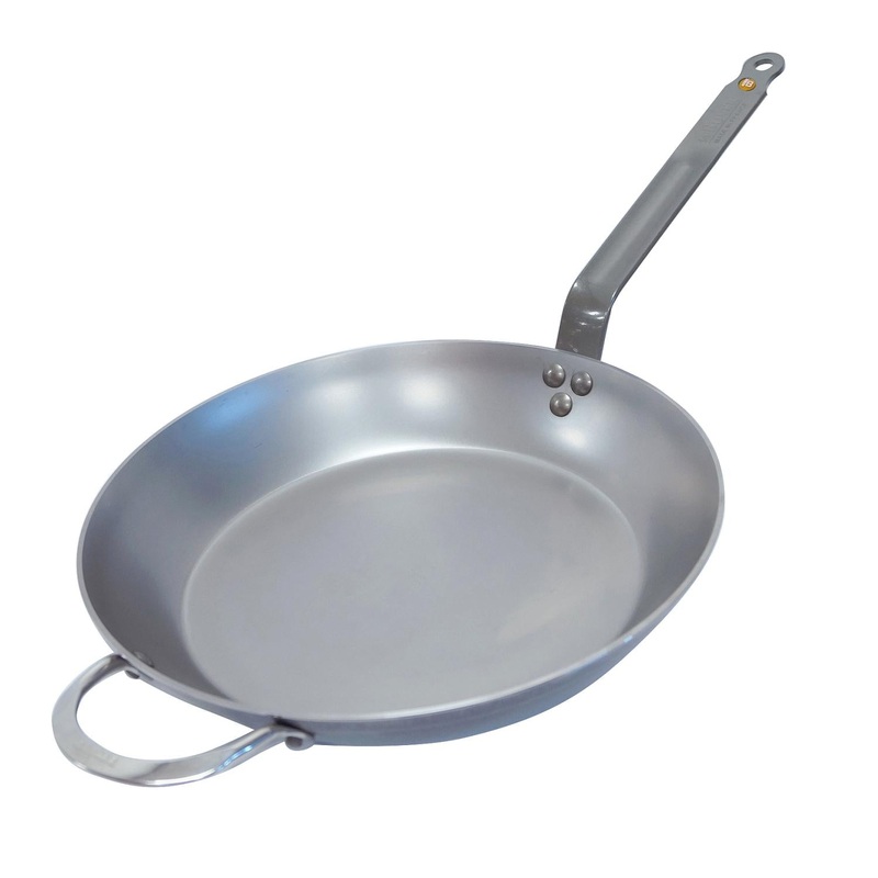 de Buyer Mineral B 12.6 Inch Carbon Steel Fry Pan