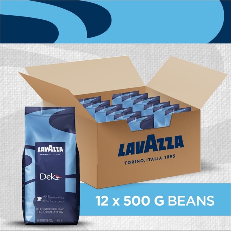 Lavazza Decaf Espresso Beans – 12 x 500g