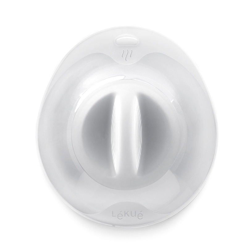 Lekue Silicone Suction Lid, Clear, 8.5-Inch