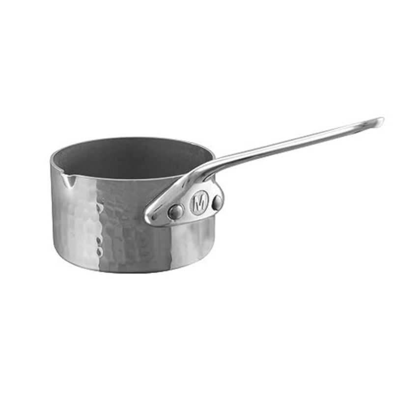 Mauviel M’MINIS Stainless Steel Mini Sauce Pan With Pouring Lip, Cast Stainless Steel Handle, 2-in