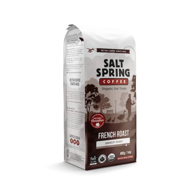 Salt Spring French Roast Whole Bean Coffee (14 oz.)