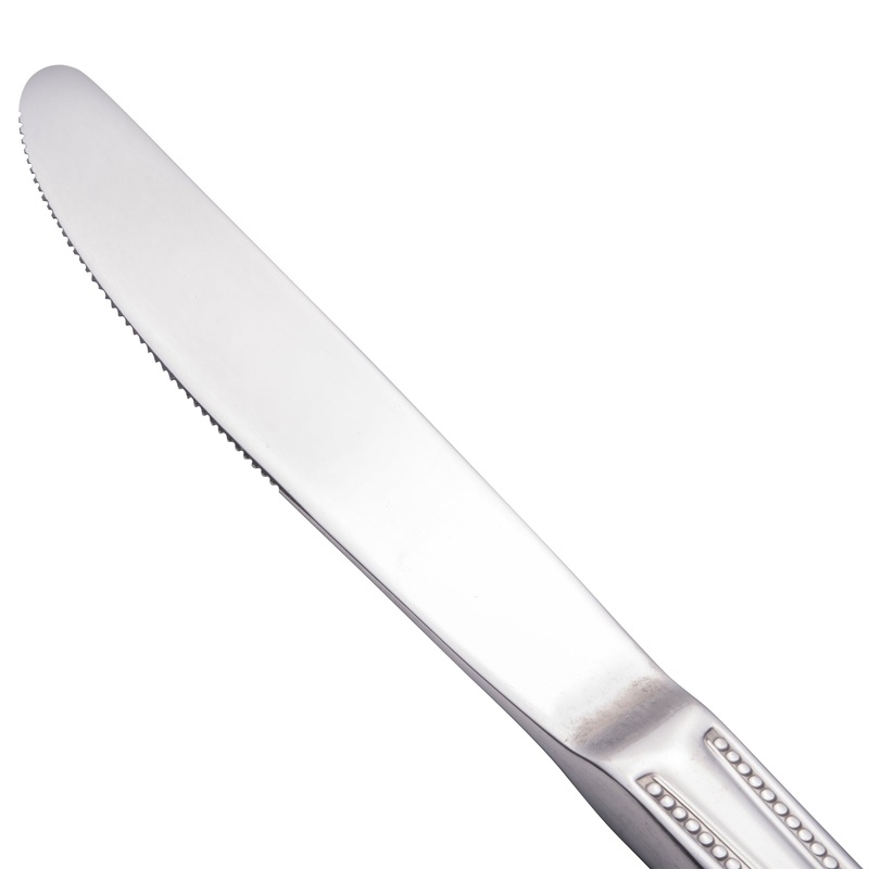 Walco 2745 Colgate 8 5/8″ 18/0 Stainless Steel Heavy Weight Dinner Knife – 12/Pack