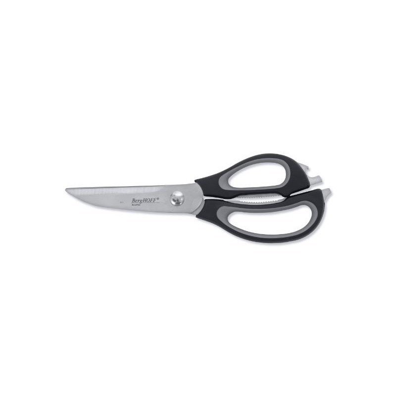 BergHOFF Essentials 8.5″ Stainless Steel Kitchen Scissors with Integrated Bottle Opener