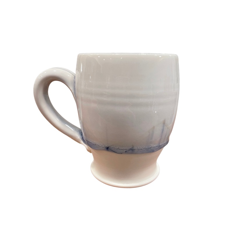 Blue & Ivory Glazed Mug